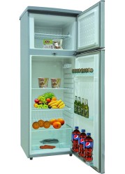 Nikai Double Door Refrigerator 170 Liter (NRF170DN3M) - Silver