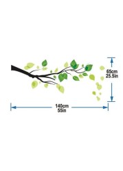 Sticky Art Green Branch Wall Sticker - Medium - 50 x 70 cm - STA -125