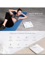 Xiaomi Mi 2BT 5.0 Smart Body Balance Test App and Test App Hidden LED Screen Digital Fitness Scale, White