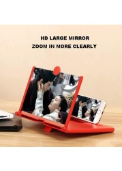 Smartphone Screen Magnifier 10 Inch Mobile Phone Screen Amplifier 3D Movie Video Games Mobile Phone (Black)