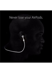 Generic - Anti-Lost Sport Silicone Strap Cable Clear Apple AirPods