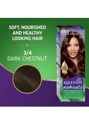 Wella Koleston Naturals Hair Color Kit Chestnut 3/4