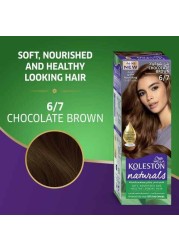 Wella Koleston Naturals Semi-Chocolate Brown 6/7 . Dye Kit