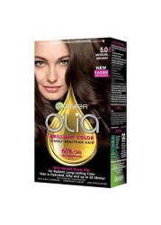 Garnier Olia No Ammonia Permanent Hair Dye 5.0 Shiny Brown 100 ml x 2