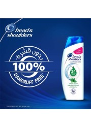 Head & Shoulders 2 in 1 Fresh Mint Anti-Dandruff Shampoo and Conditioner 400 ml