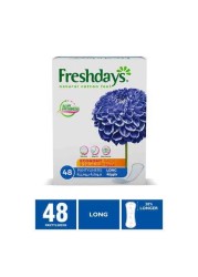 Freshdays sanitary napkins, long, 48 pieces