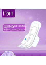 Maxi Thick Sanitary Pads With Wings Natural Cotton , 30 Pads