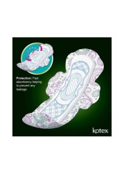 Kotex Large Sanitary Pads With Wings x 10