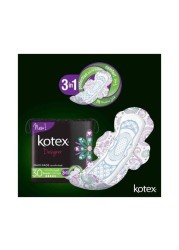 Kotex Super Sanitary Pads + Wings, 30 Pieces