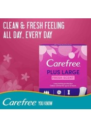 Carefree Sanitary Pads Large Fresh 48 Pieces