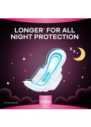 Always Maxi Thick Night Pads With Wings, 24 Pads