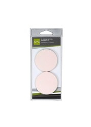 QVS Foundation Sponge - Pink, 2 Pieces