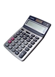 Casio Gray/Silver Practical Calculator