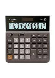 Casio 12 desk calculator, black color