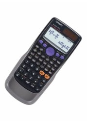 Casio Fx-85Es Plus 12-Digit Scientific Calculator, Black/Grey/Purple