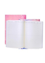 Lango Style - B5 Line Notebook 2 Pieces Pink & White Lion Dance Design