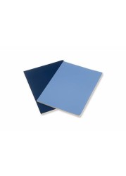 مجموعة من 2 نوت بوك فولانت جورنال بلون أزرق سادة / أزرق رويال من مولسكين
