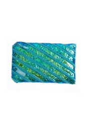 Zipit - Metallic Jumbo Pouch/pencil case Green