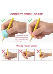 Aiwanto Pencil Grips للأطفال قلم رصاص قبضة الكتابة قبضة للمدرب سهل الكتابة للأطفال