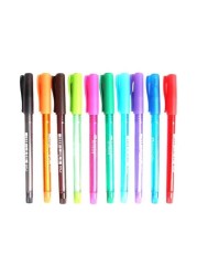 Faber-Castell Ball Pen Color-Assorted Equalizer 10'S Pouch