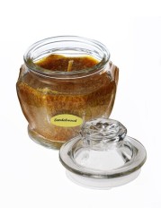 Hexa Fragrance Jar Glass with lid