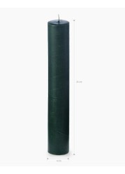 Dark Green Pillar Candle