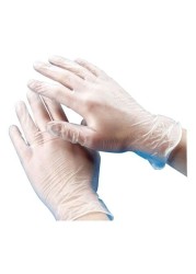 Kleen Grip 100 Disposable Vinyl Gloves Powder Free Medium