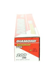 Aluminum foil 200 square meters of diamond feet