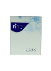 Fine Classic White Tissues, 2 Ply, 100 Sheets