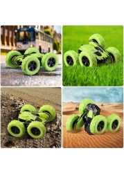 Atom Max Fancy Remote Controlled Wheel Car Toy - Green Color