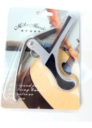 Mike Music - Quick Change Capo for 6-String Acoustic Guitar (B5 Guitar Capo, Silver)