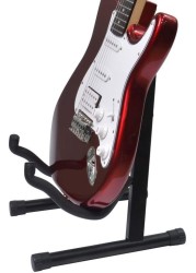 Mike Musical Guitar Stand Portable Floor Stand Acoustic Guitar Classical Electric Guitar Bass Ukulele (5 Pieces, Black)