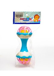 Baby Home Rattle - Pink & Blue