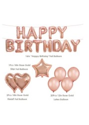 12 inch birthday balloon set