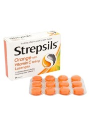 Strepsils Orange & Vitamin C 100 mg Pack of 36