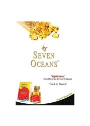 Seven Oceans Original Cod Liver Oil with Omega 3 100 capsules