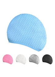 Generic Silicone Adult Swimming Cap For Men And Women Long Hair