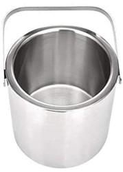 Stainless Steel Ice Bucket Ice Cube Double Container