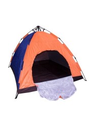 Automatic Backpacking Pop-up Camping Tent With Water Resistant For 6 Persons 220x250x150 cms - Assorted Colors