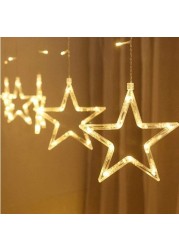 Doreen LED Strip Lights in the form of stars for Ramadan decorations, 2.5 meters, 220 volts, white