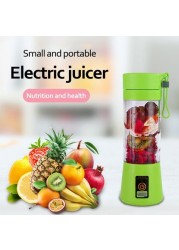 KKmoon-380ml Electric Portable Multifunctional Juice Cup for Home Use