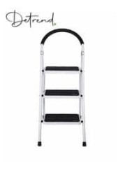 3-Step Ladder Folding Stool with Rubber Handgrip and NonSlip Treads, 330lbs Capacity Ladder, Foldable Ladders, Multicolor Step Ladder for Genral Maintinace Use etc