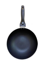 Dishware Safe Sonex Non Stick Cooking Royal Wok Kadhai Deep Fry Pan with Durable Soft Handle 28 Cm Easy To Clean Original Made In Pakistan