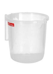 Delcasa Plastic Cup With Handle - White - 9 cm