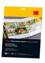 KODAK Photo Sticker Paper Glossy 120 gsm A4 size 10 sheets