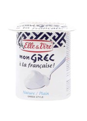 Elle &amp; Vire Greek Style Dessert Plain Yoghurt 125g