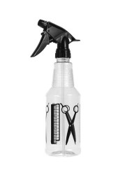 Generic Hairdressing Water Spray Bottle Clear/Black 26x7x9.50centimeter