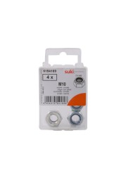 Suki Self-Locking Hex Nut (M10, Pack of 4)