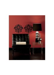 RoomMates Damask Peel & Stick Wall Decals - Black