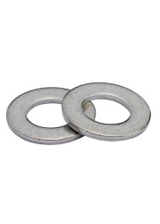 Suki Stainless Steel Flat Washers (M8, Pack of 4)